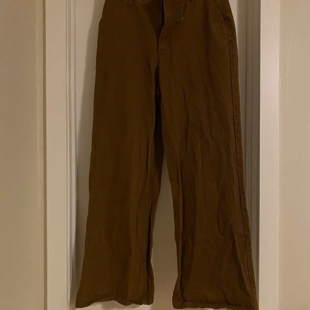 Women's Tan Straight Leg Pants